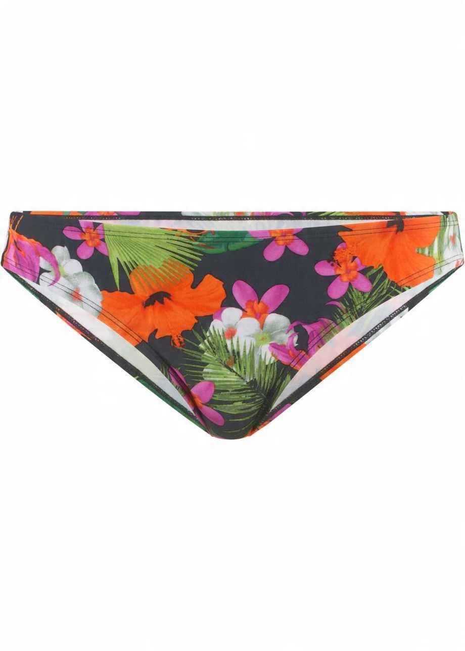 B.P.C. majtki bikini czarne we wzorki 40.