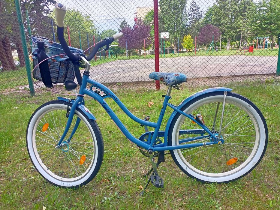 NOWY damski rower miejski cruiser LEADER PALM BEACH, koła 26",rama 17"