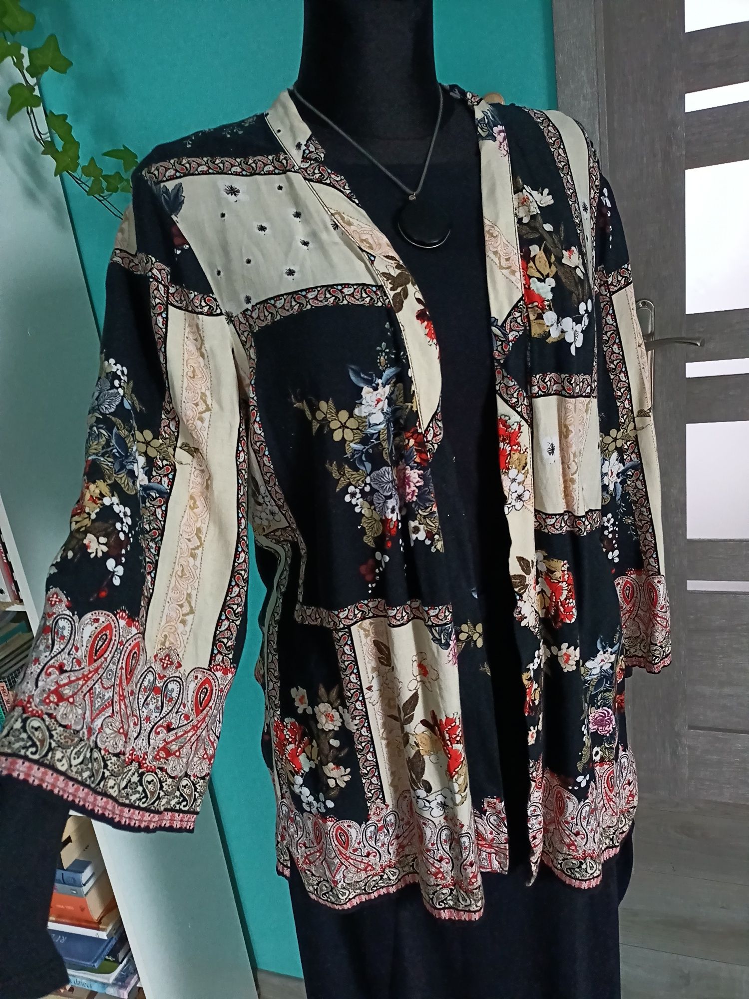 Kimono narzutka kardigan Boho Orient Etno