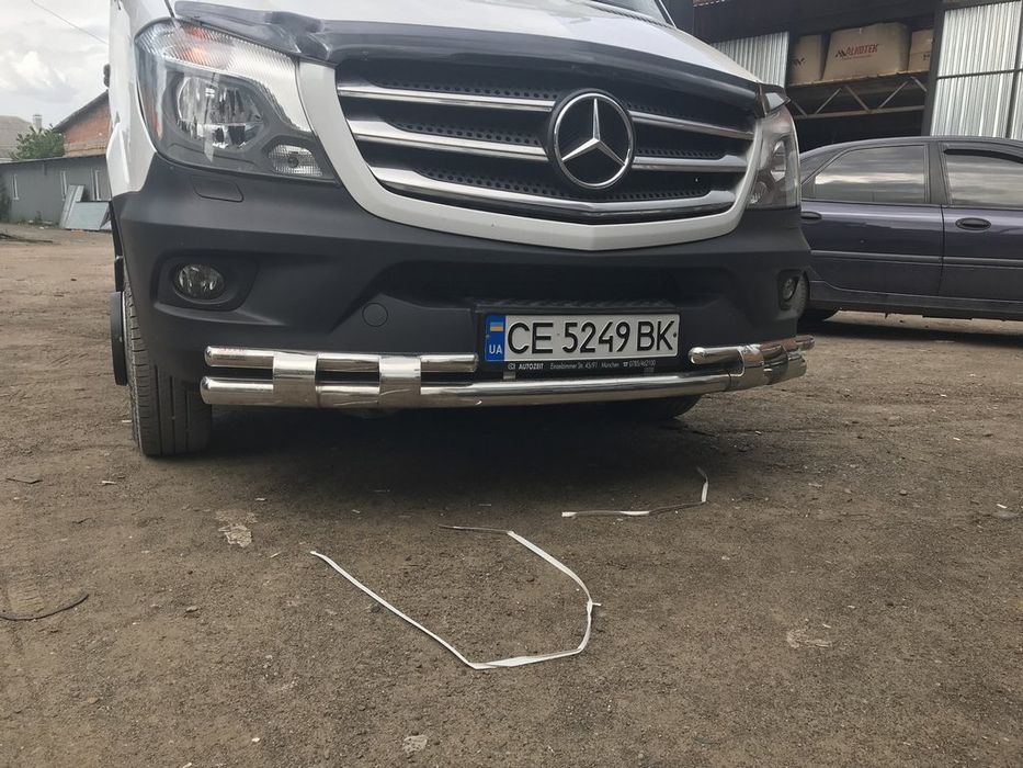 Потужна дуга (кенгурятник) Mercedes Sprinter. Захист бампера!