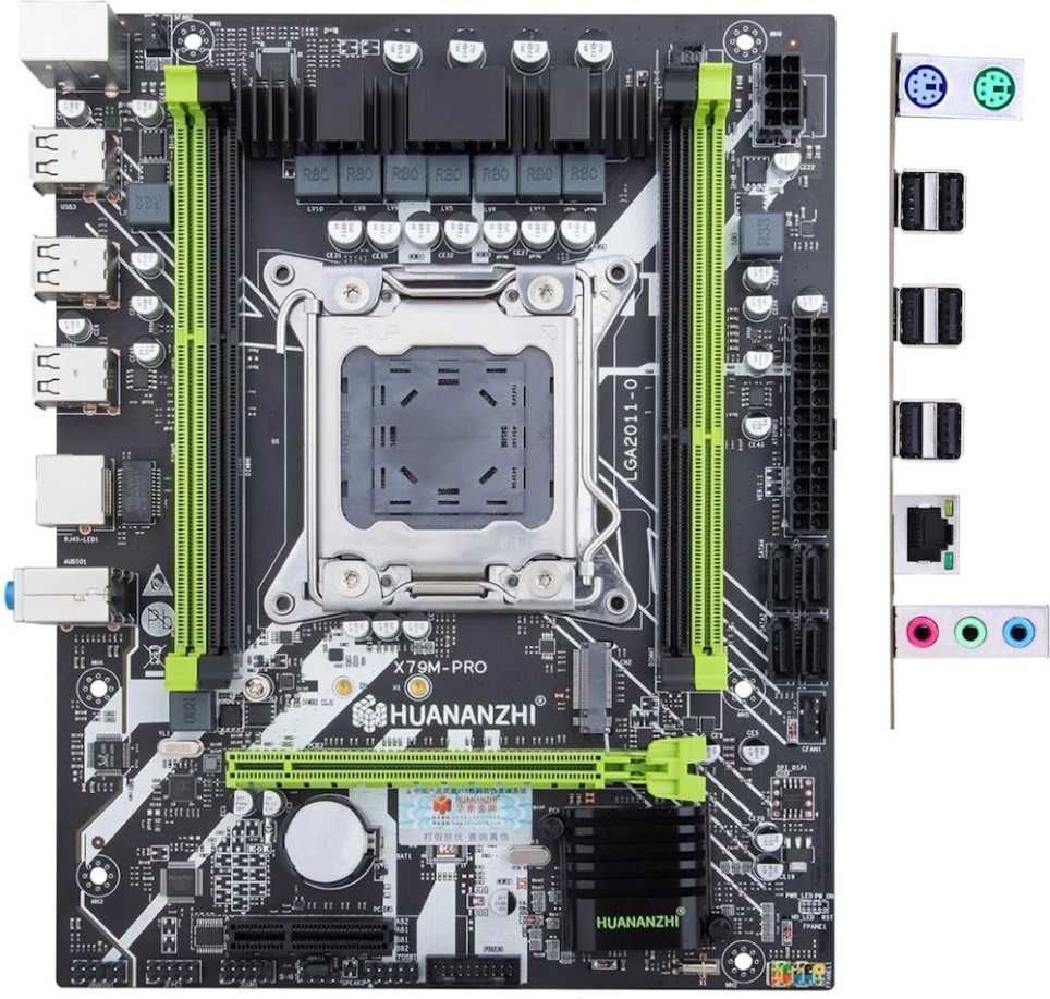 HUANANZHI X79-M-PRO nvme + ПРОЦЕССОР 20 потоков + 32 ОЗУ + БАШНЯ