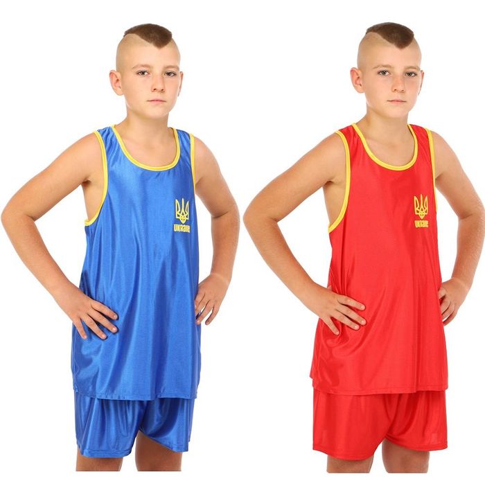 Форма для бокса детская UKRAINE CO-8942 рост 125-165 см 2 вида