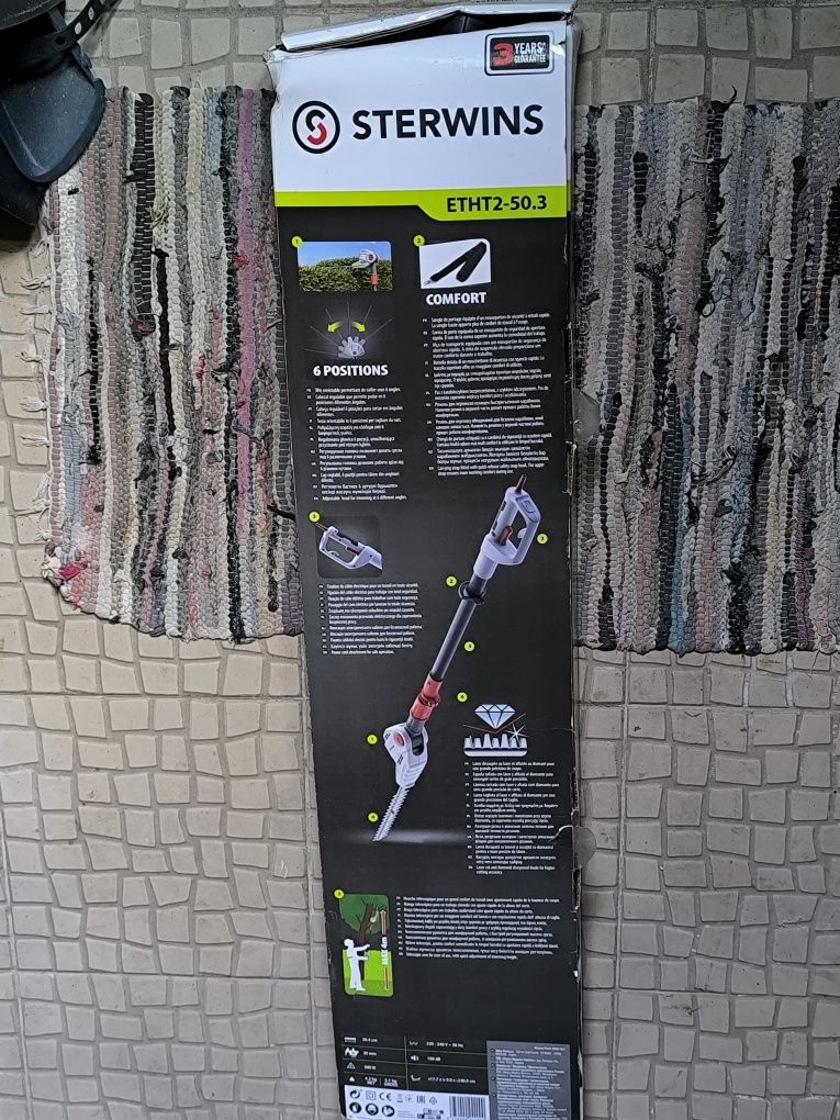 Corta-sebes telescópico 500w 50cm Sterwins ETHT2-50.3