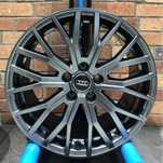 Alufelgi 18 Audi A3 S3 8P 8V TT Nowe 5x112 Shadow Chrome Felgi
