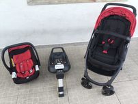 Carrinho duo+ovo+isofix