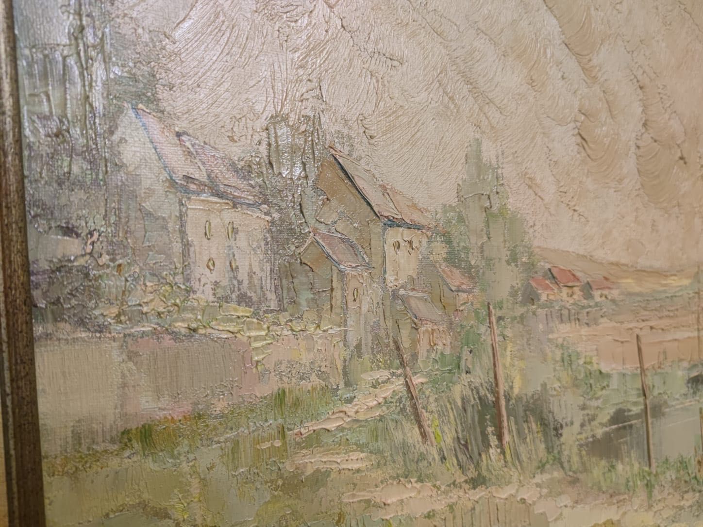 Obraz jezioro z łódkami 105x87