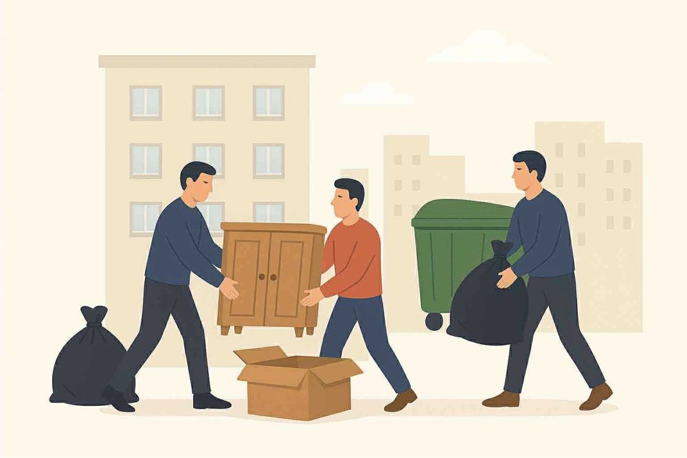 Wynoszenie mebli/starych rzeczy/śmieci