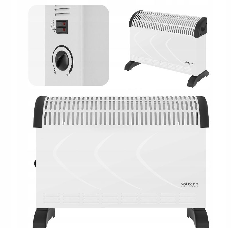 GRZEJNIK TERMOSTAT elektryczny konwektorowy 3 TRYBY PRACY 2000 W