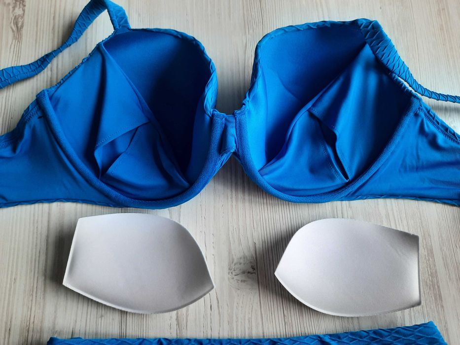 Синий купальник Victoria's secret оригинал L 85Е 85Д 90Е 90Д чашка Д Е