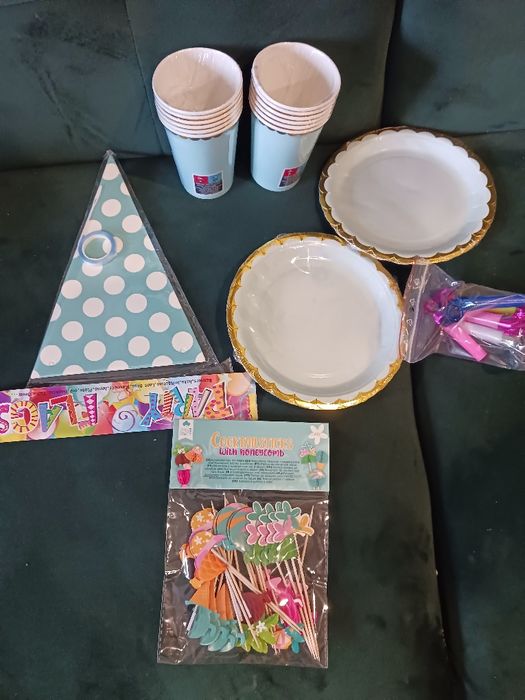 Dekoracje artykuły urodzinowe