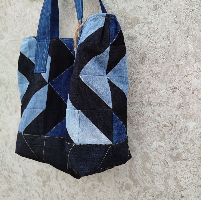 Сумка джинсовая, ручная работа