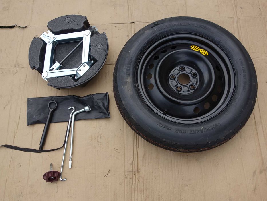 Koło Dojazdowe TOYOTA RAV-4 17'' Podnośnik Klucz Zestaw