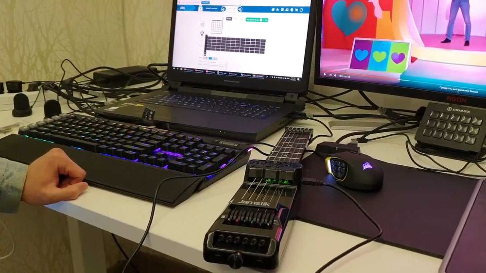 Jamstik 7 Guitar Trainer |  Розумна гітара для навчання та гри, BT/USB