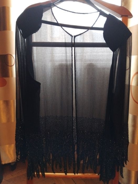 Праздничная блуза- накидка шифоновая