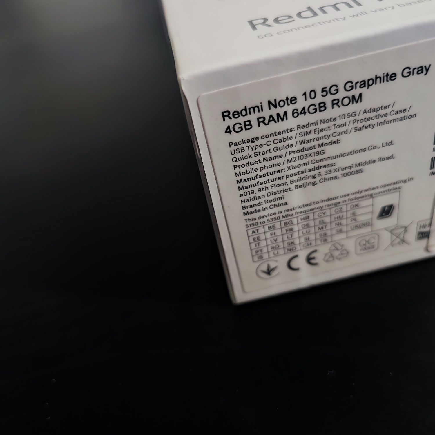 Xiaomi Redmi Note 10 5g Graphite Gray/ Blue