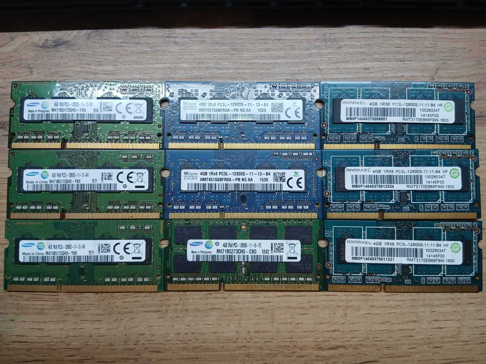 Оперативная память DDR3 4 Гб для ноутбука