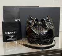 Оригінал chanel cc сумка жіноча женская drawstring bucket чорна шанель