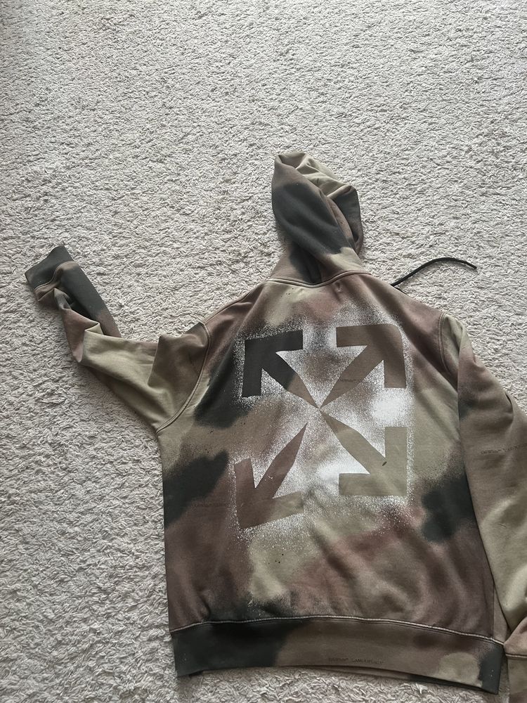 Off-white худи como stencit