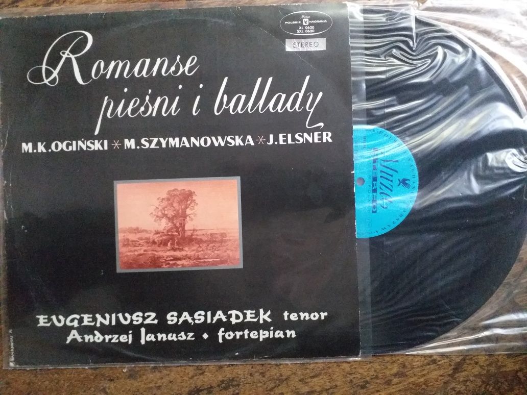 Vinyl Romanse,pieśni i ballady E.Sąsiadek(tenor) A.Janusz(fortep.) PN