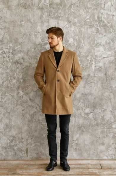 Мужское пальто на теперішню зиму, осін, весну Турецкий хлопок чоловіче
