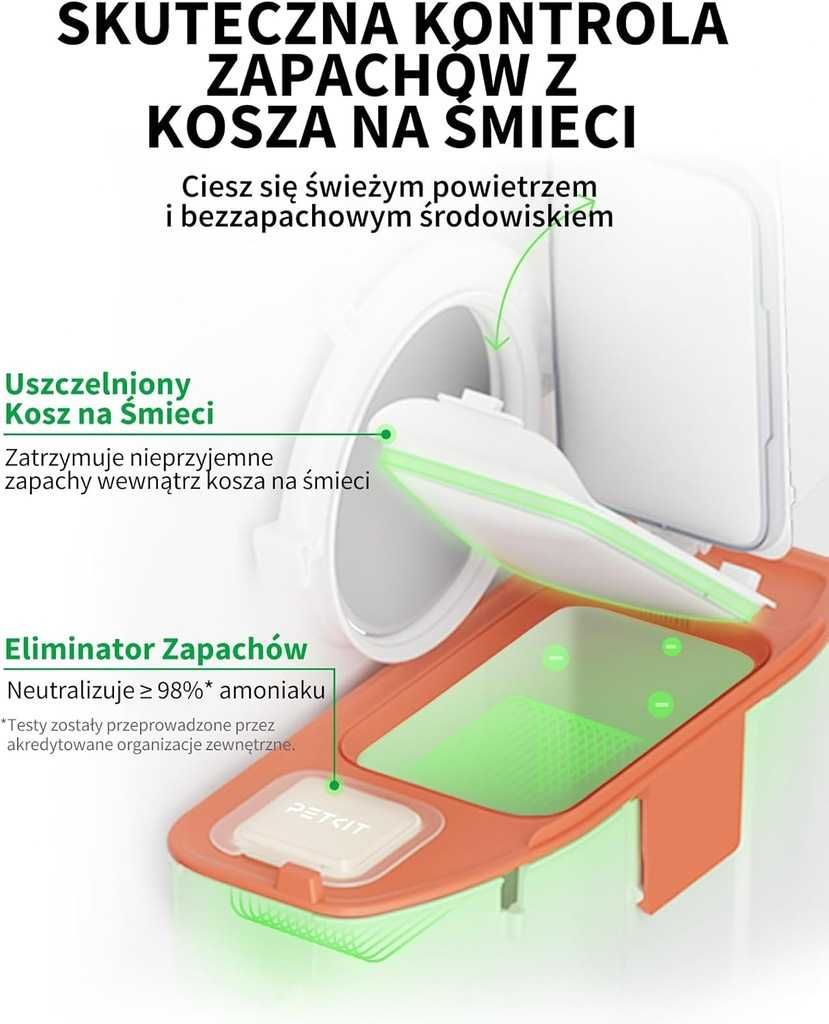 PETKIT Pura Max Samoczyszcząca Kuweta dla Kota WERSJA BEZ DEZORODANTU