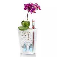MINI DELTINI білий блискучий капшо для орхідей міні