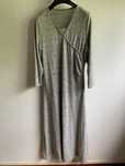 Vestido malha cinzento