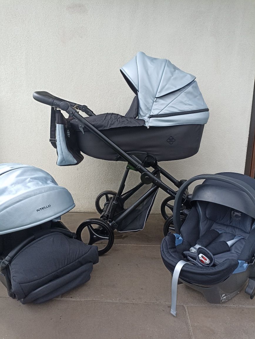 Wózek 3/1,4/1 Bebetto nitello z fotelikiem cybex