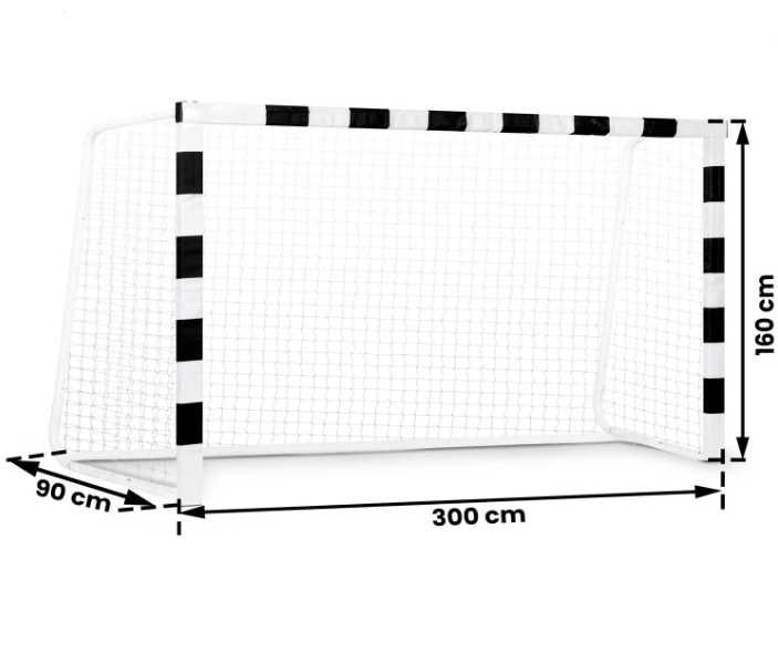 Nowa Bramka Piłkarska Do Piłki Nożnej Duża 300x160x90 Cm Pokrowiec