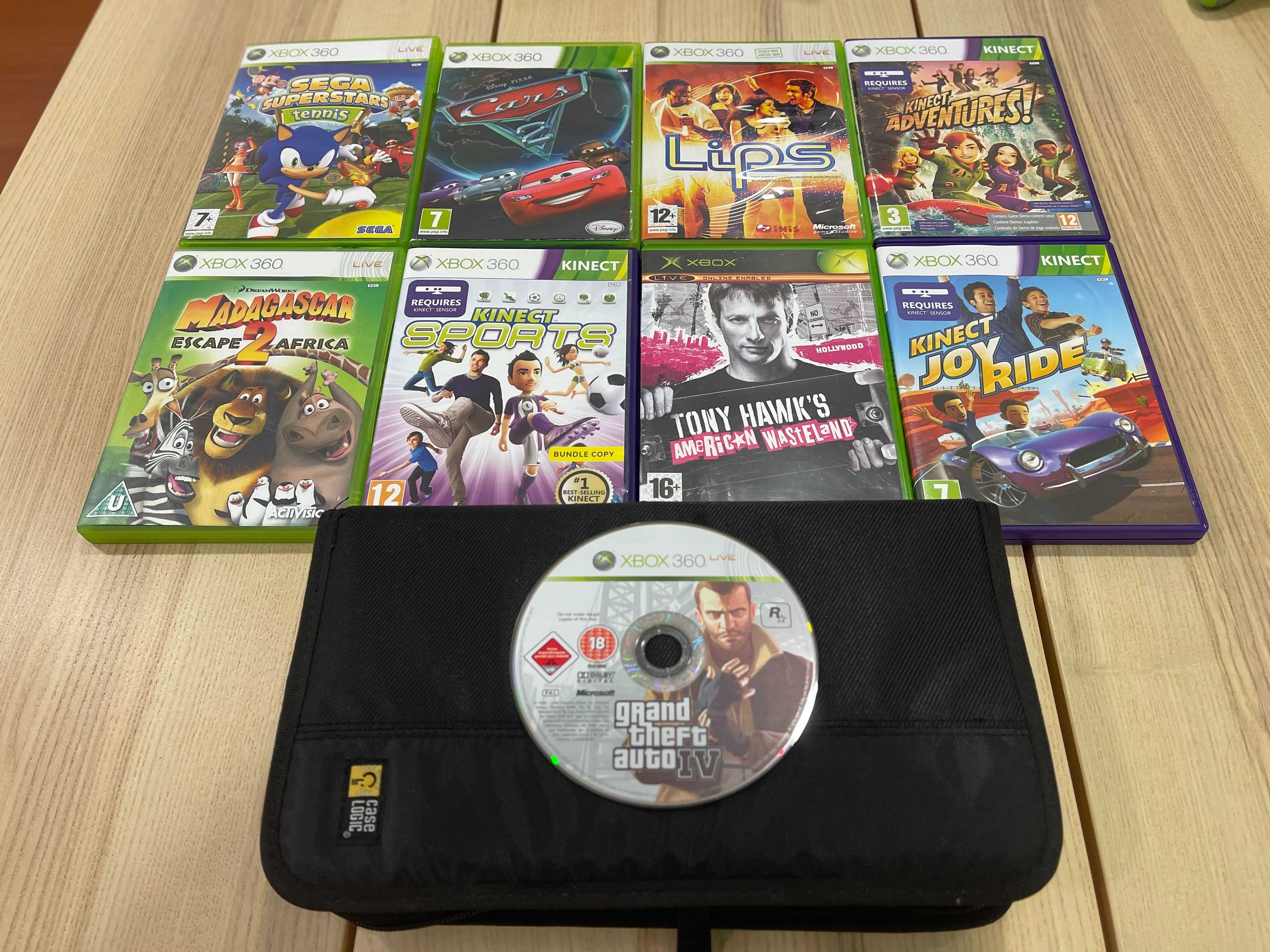 XBOX 360 c/muitos acessórios