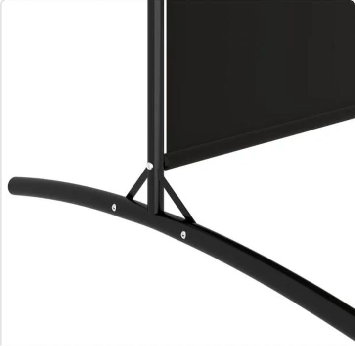 Biombo Preto 5 Paineis - Novo/Embalado