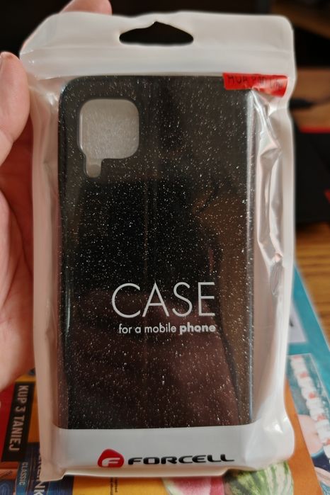 Etui do smartfona Huawei P40 Lite brokat portfel