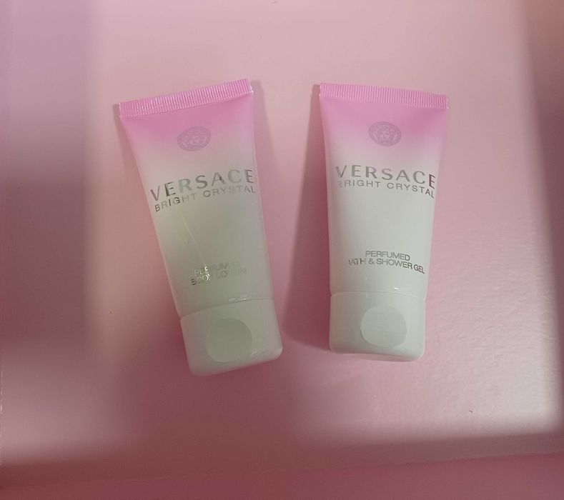 Zestaw versace bright crystal baksam 50ml + żel 50ml