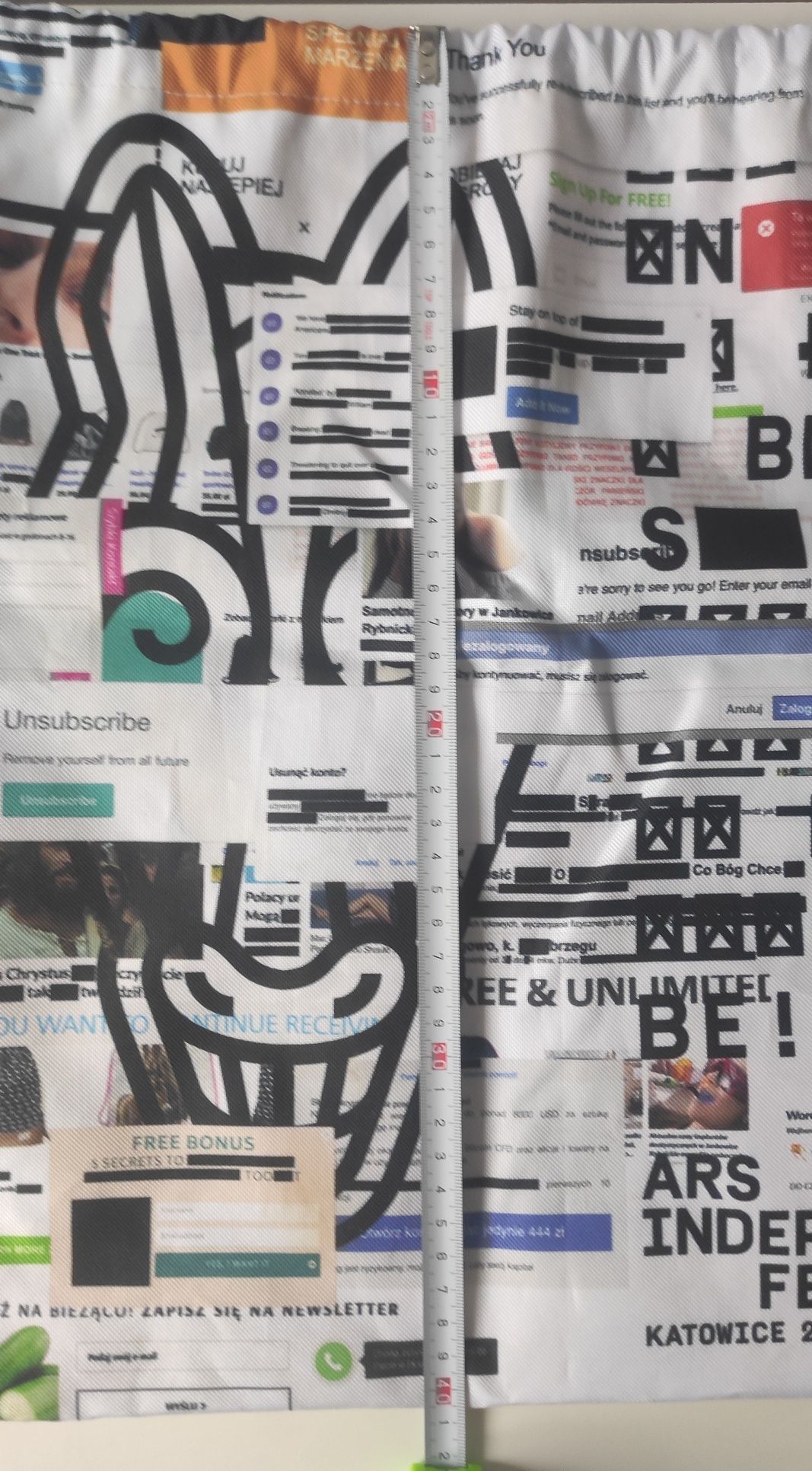 Torba worek Ars Independent Unsubscribe 2019