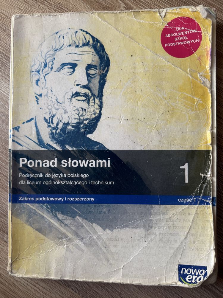 Podręcznik dla liceum i technikim Ponad słowami kl. 1 część 1