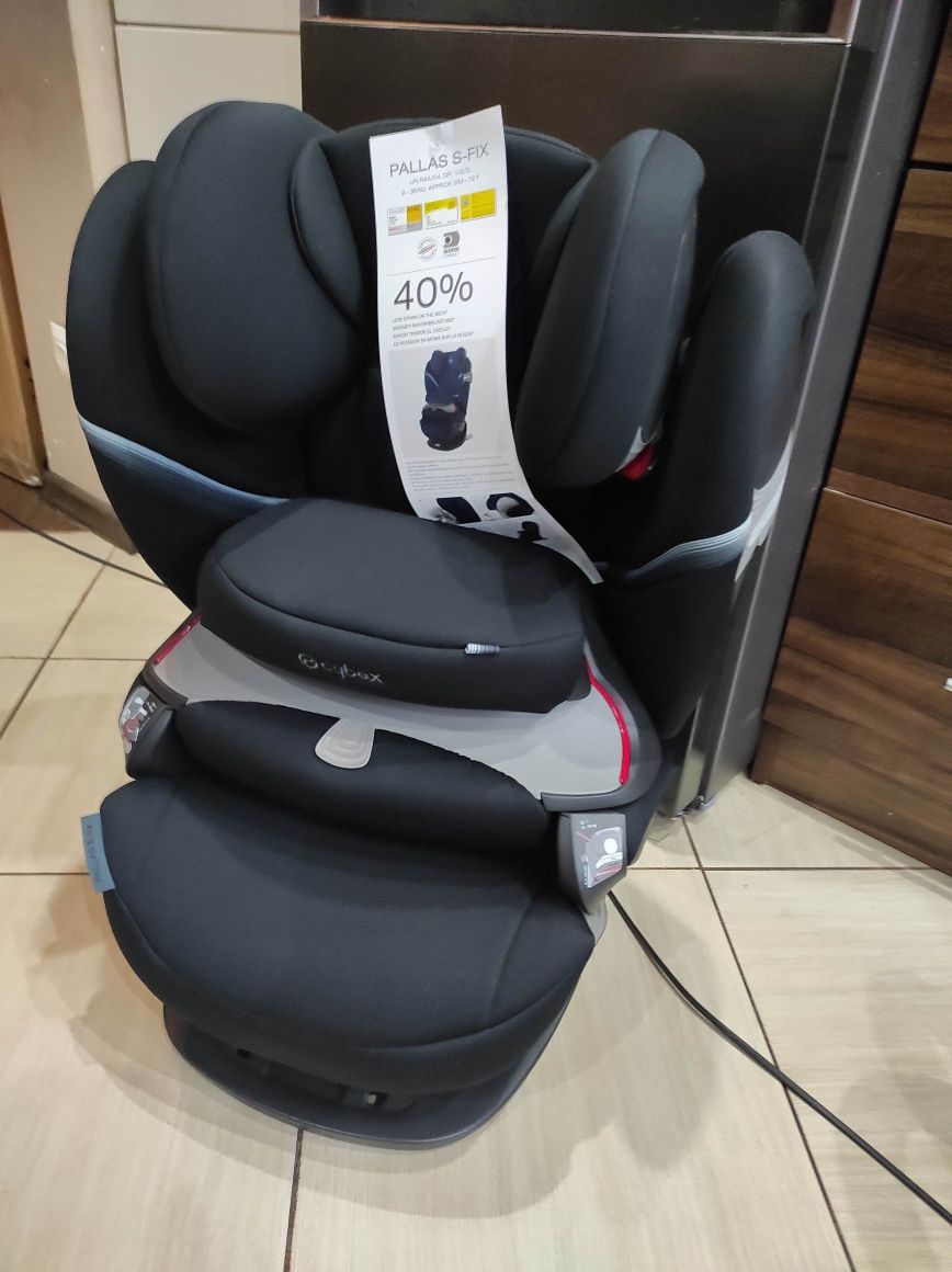 Nowy fotelik samochodowy Cybex 9-36 kg, ISOFIX, ADAC, ochrona boczna