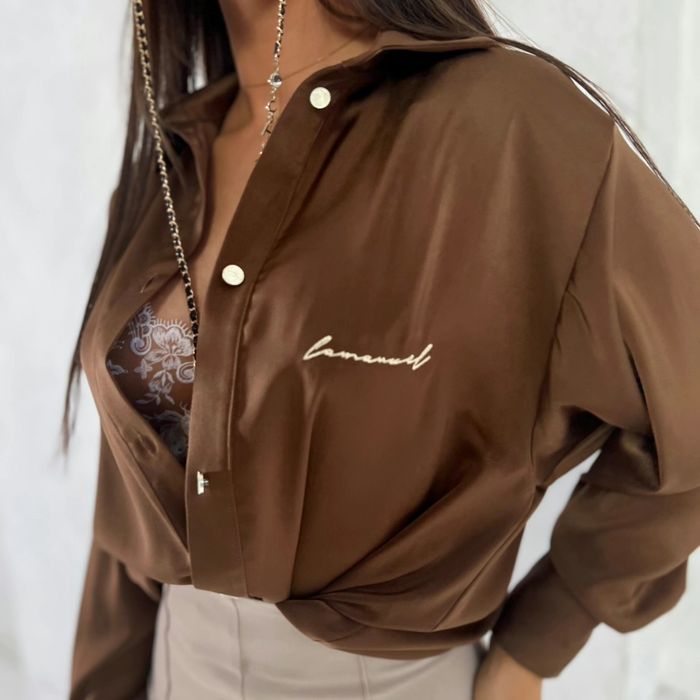 Koszula La Manuel ELEGANT czekoladowa UNI czarna czerwona beżowa