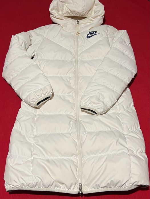Двосторонній натуральний пуховик куртка NIKE р.XS/S ідеальний стан