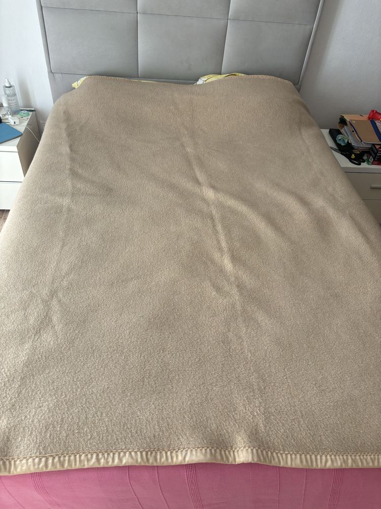 Coberto de casal lã com 195x220