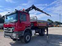 Mercedes-Benz ACTROS 4x4 1844 2144 AK HDS HIAB 12M  4X4 Stan BDB HDS Hiab 12m sterowany radiowo EPS resor przód/tył