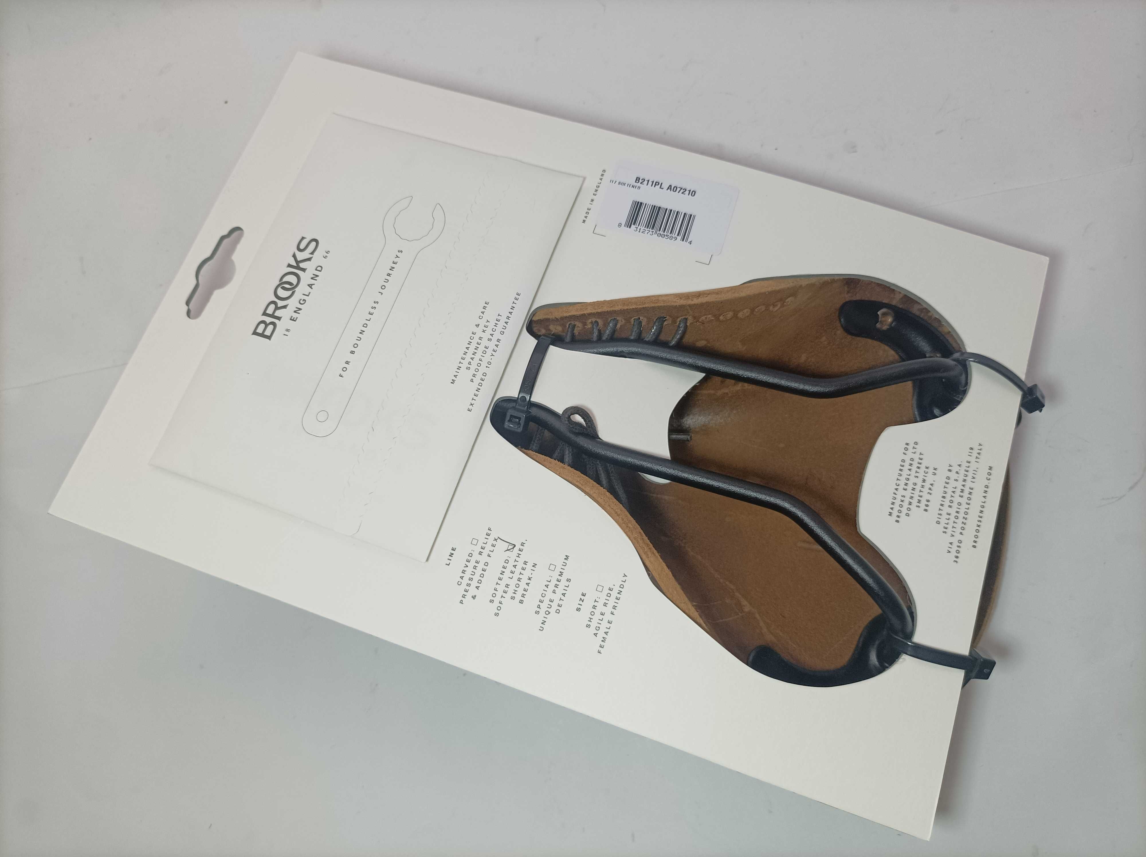 Brooks B17 Man Dark Tan siodełko męskie brązowe NOWE