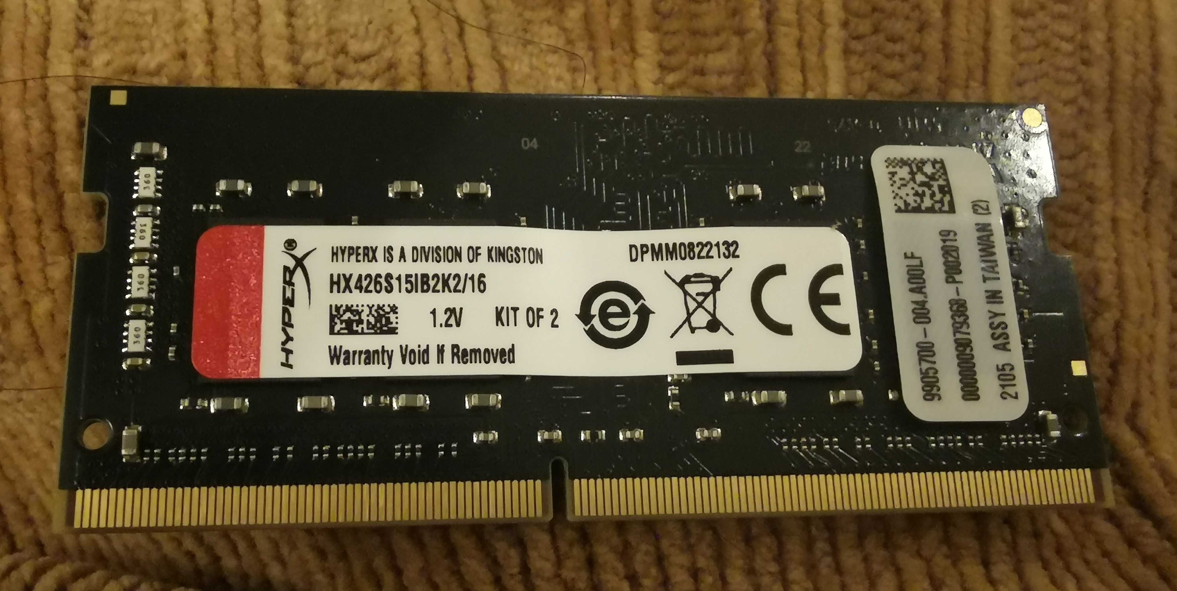 Memória RAM Kingston 16GB HyperX Impact DDR4 2666MHz