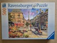 Puzzle Ravensburger 500 "Spacer po Paryżu" (-1)
