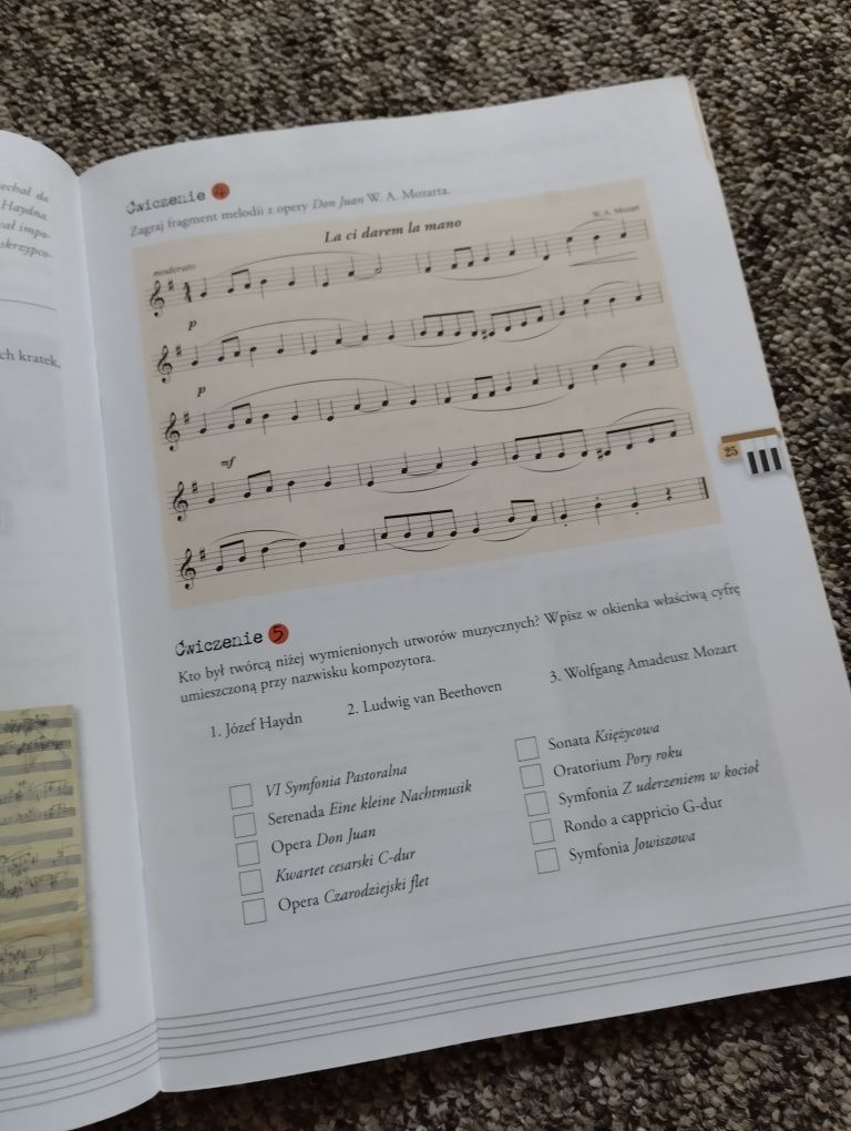 Muzyka ćwiczenia Muzyczny świat