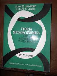 Livro teoria  microeconómica uma abordagem  matemática.