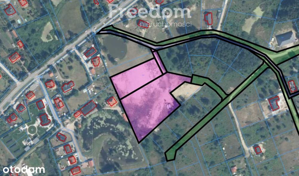 Działki 1MN i 2U/MN 10 400 m² pod inwestycję