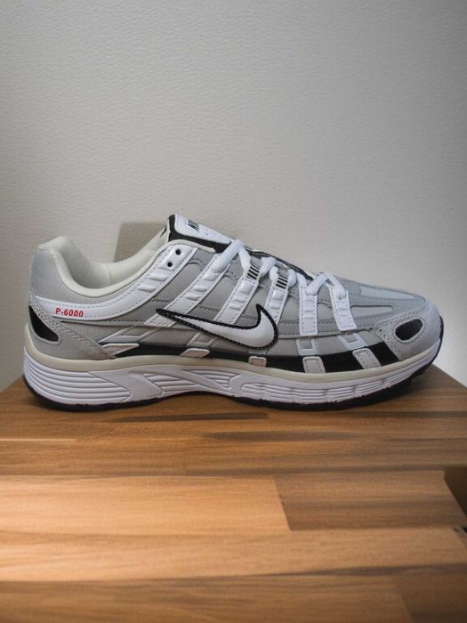 Кросівки Nike Р6000, кроссовки утеплені біло-чорні (0329)