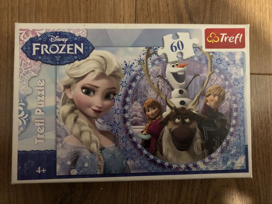 Пазл trefi frozen холодное сердце 4+