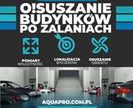 Wynajem osuszacza powietrza, nagrzewnic, lokalizacja wycieków