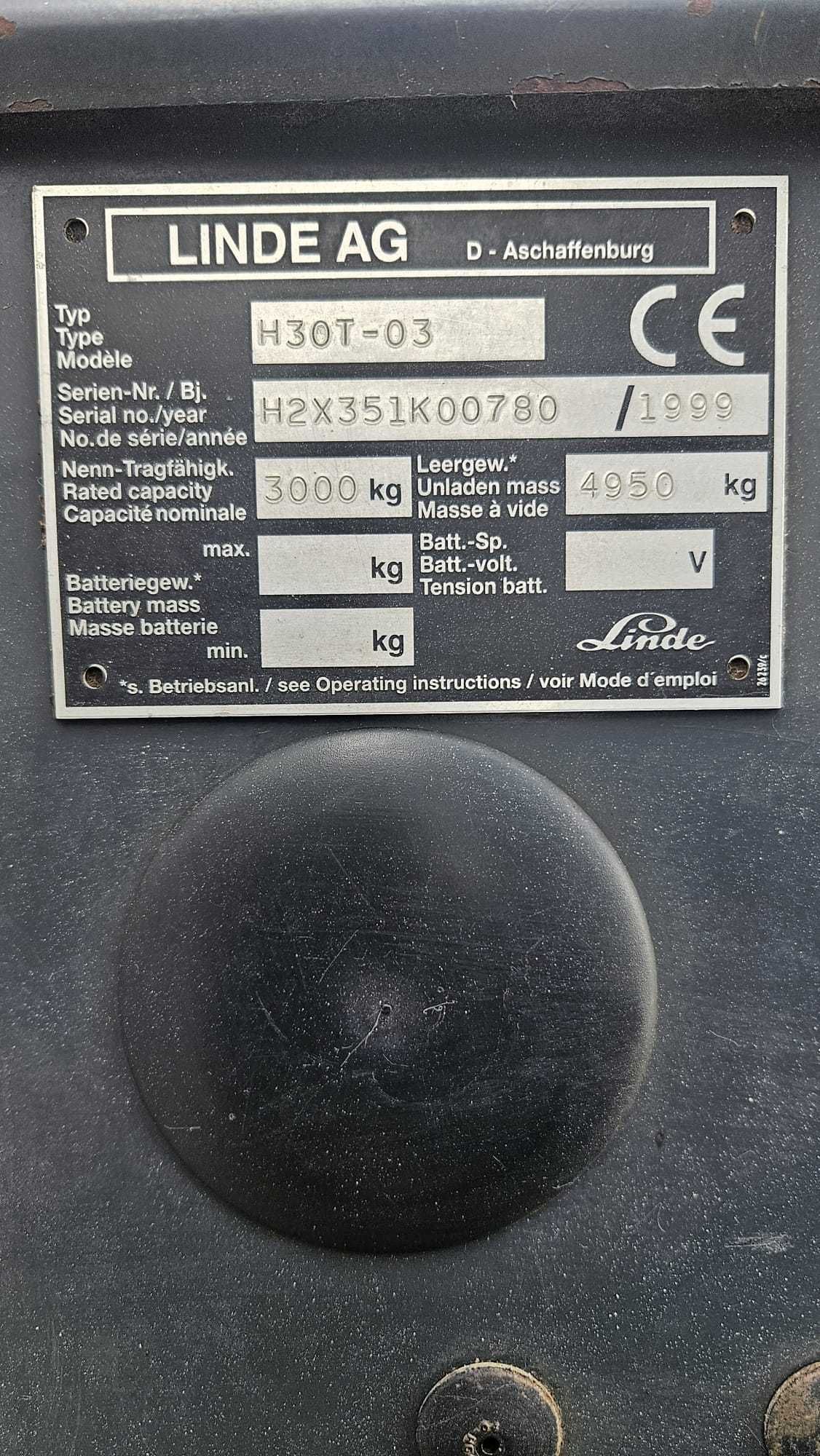 Linde H30T-03 LPG